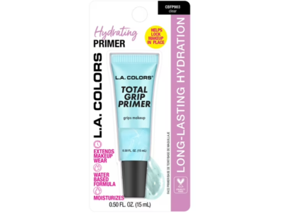 L.A. Colors Total Grip Primer, Clear, 0.50 fl oz/15 mL
