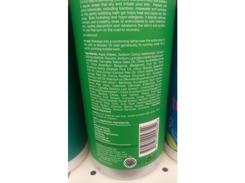 Alba Botanica Very Emollient Bath & Shower Gel, Herbal Healing, 32 fl oz/946 mL