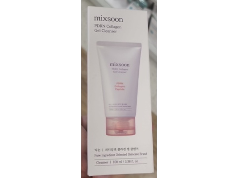 mixsoon Pdrn Collagen Gel Cleanser, 3.38 fl oz/100 mL