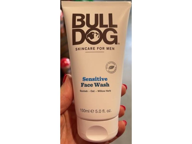 Bulldog Skincare For Men Face Wash, Sensitive, 5.0 fl oz/150 mL