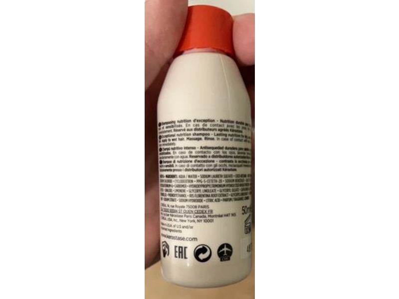 Kerastase Nutritive Shampoo, Bain Satin 2, Irisome, 1.7 fl oz/50 mL