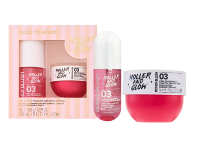 Holler & Glow Bond Blush Body & Hair Fragrance Mist + Butter Set