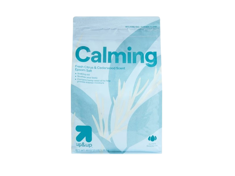 Up & Up Calming Epsom Salt, Fresh Citrus & Cedarwood Scent, 48 oz/1.36 Kg