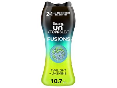 Downy 2 In 1 Unstopables Fusions In-Wash Scent Booster, Twilight + Jasmine, 10.7 oz/303 g