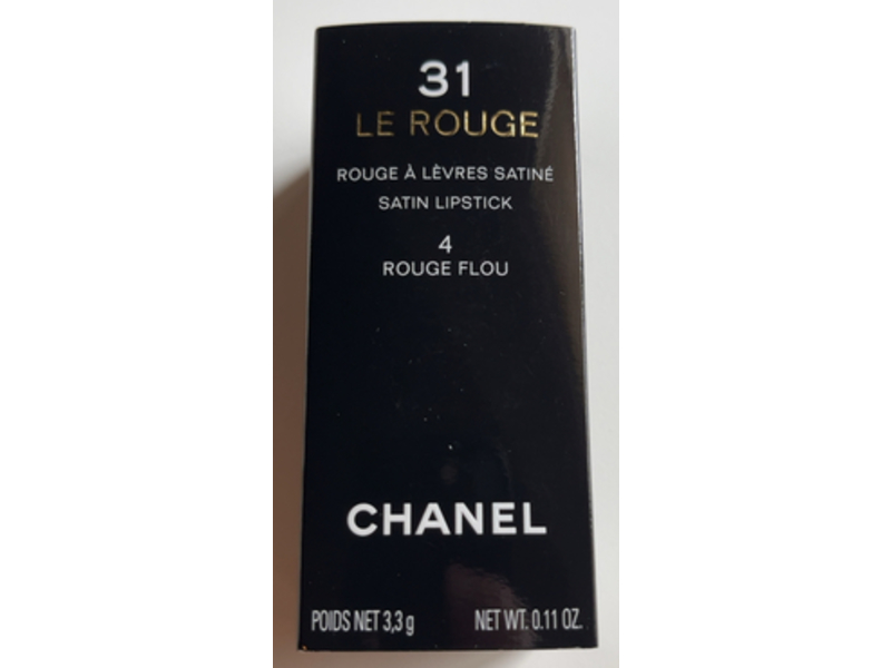 Chanel 31 Le Rouge Stain Lipstick, 4 Rouge Flou, 0.11 oz/3.3 g