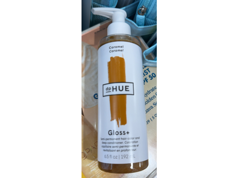 dpHUE Gloss+ Semi Permanent Hair Color & Deep Conditioner, Caramel, 6.5 fl oz/192 mL