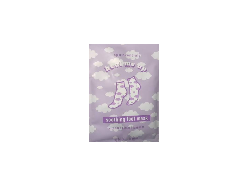 Spa Scentials Heel Me Up Soothing Foot Mask, 0.92 oz/26 g, 1 Pair