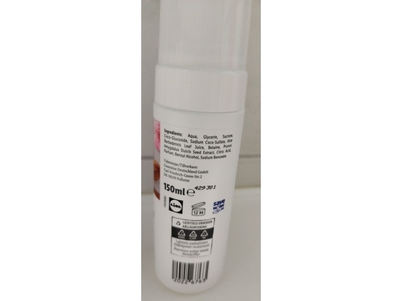 Cien Nature 3 In 1 Cleansing Foam, Sensitive Almond, 150 mL