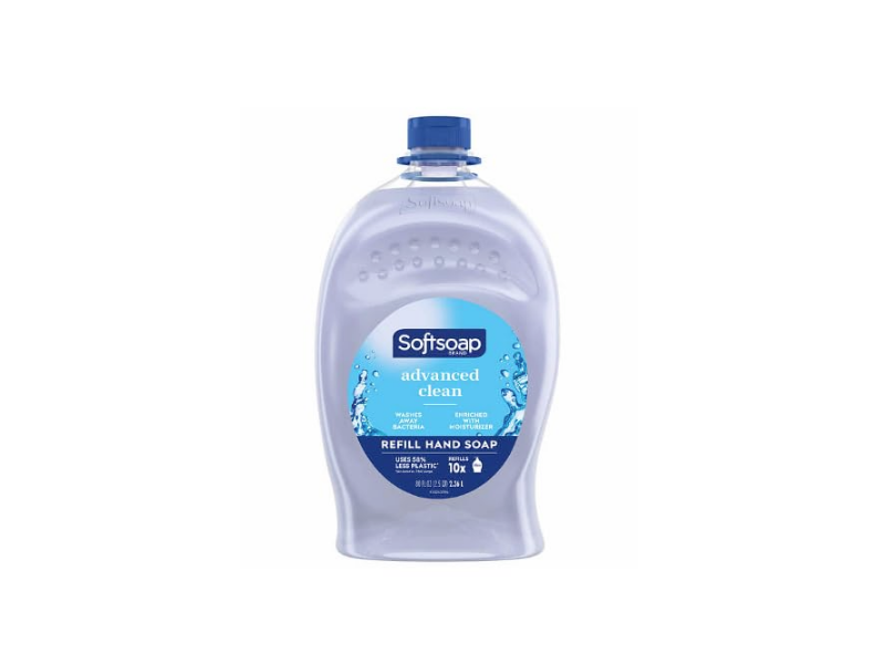 Softsoap Advanced Clean Liquid Hand Soap, 80 fl oz/2.36 L