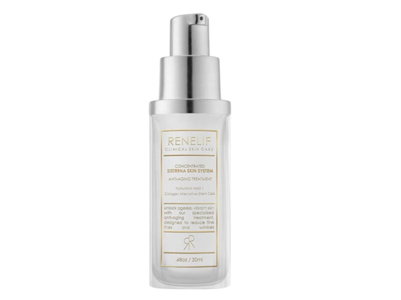 Renelif Concentrated Sisterna skin system Anti-Aging Treatment, Hyaluronic Acid, 0.68 oz/20 mL