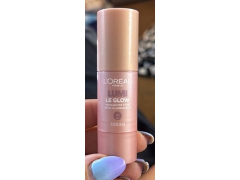 L'Oreal Paris Lumi Le Glow Highlighter Stick, 640 Sparkling Rose, 0.25 oz/6.5 g