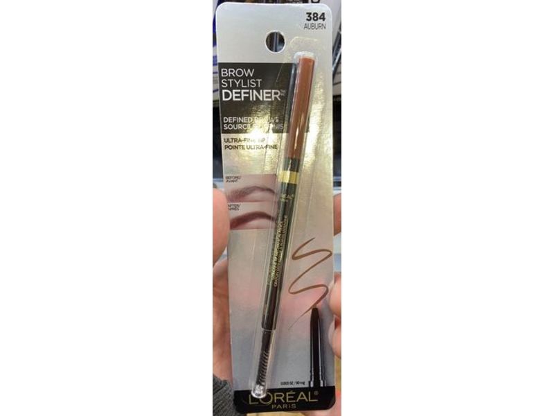 L'Oreal Paris Brow Stylist Definer, 384 Auburn, 0.003 oz