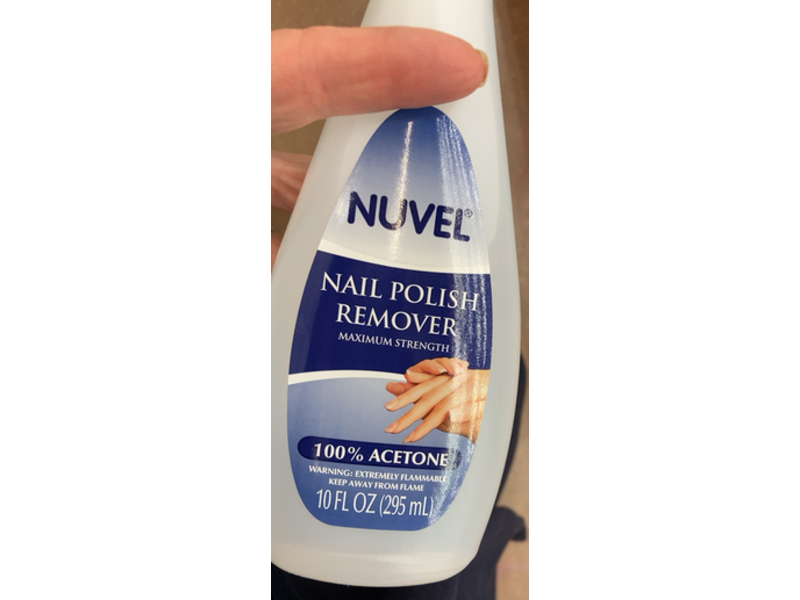 Nuvel Nail Polish Remover, Acetone, 10 fl oz/295 mL