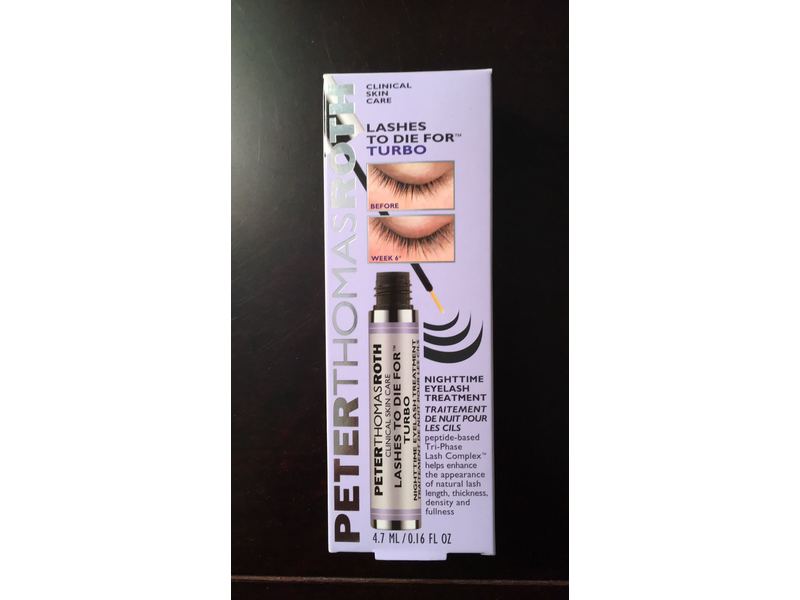 Peter Thomas Roth Lashes To Die for Turbo Nighttime Eyelash Treatment, 0.16 Ounce