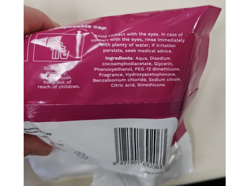 Reynard Health Supplies Shampoo Cap