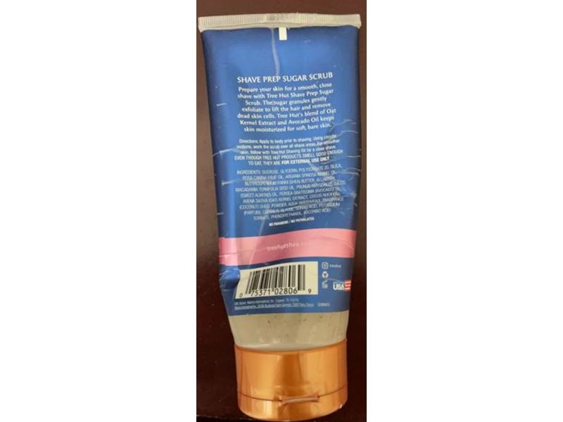 Tree Hut Bare Sugar Scrub Exfoliators, Moroccan Rose, 9 oz/255 g