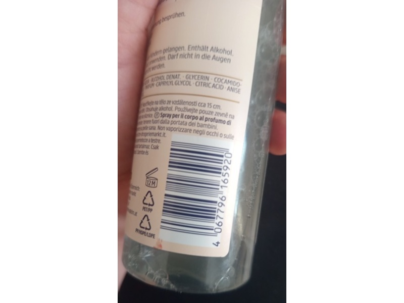 Dm Balea Body Spray, Lovely Vanilla, 200 mL