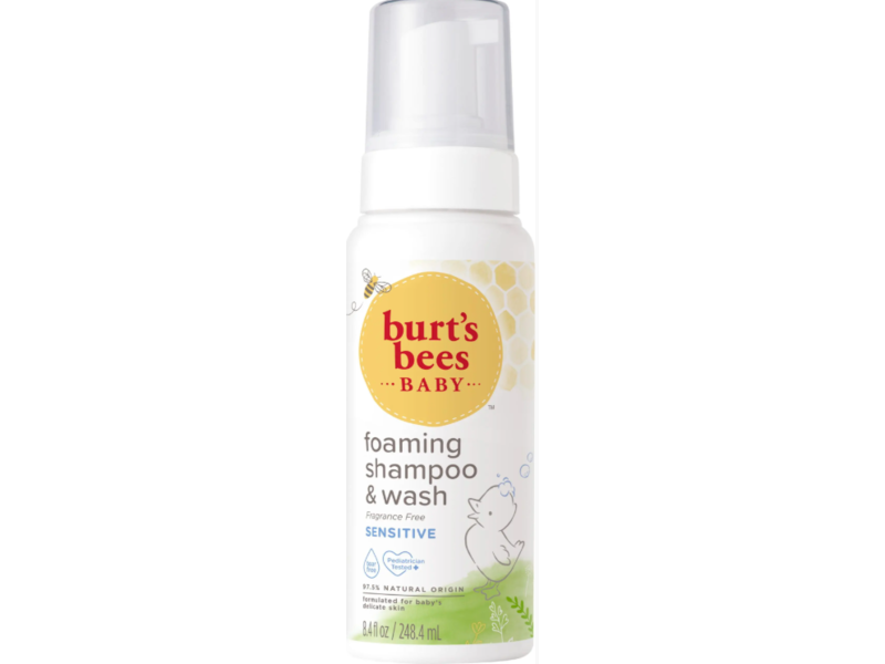 Burt’s Bees Baby Shampoo & Wash, Fragrance Free Sensitive, 8.4 fl oz/248 mL