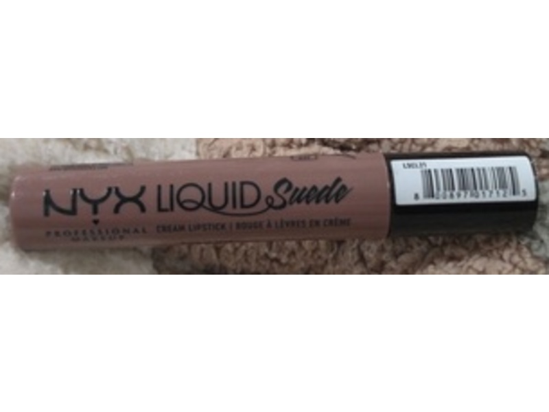 NYX Professional Makeup Liquid Suede Cream Lipstick, 21 Brooklyn Thorn, 0.13 fl oz/3.8 mL