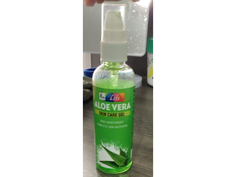 Apollo Life Skin Care Gel Daily Moisturizer, Aloe Vera, 100 g