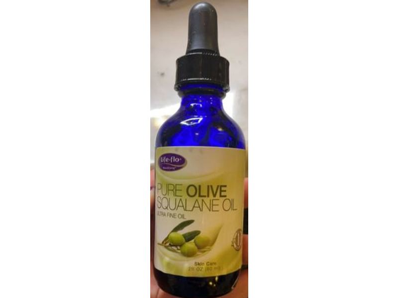 Life-Flo Pure Olive Squalane Oil, 2 fl oz/60 mL