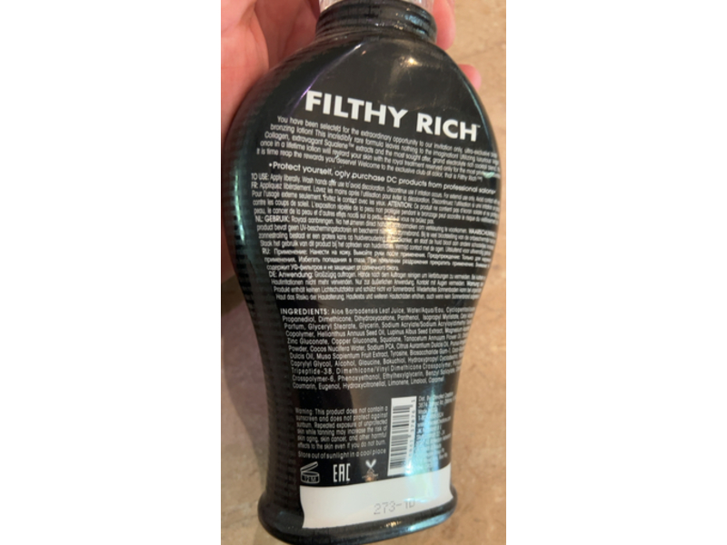 Devoted Creations Filthy Rich Luxurious Dark Bronzing Formula Lotion, 12.25 fl oz/362 mL