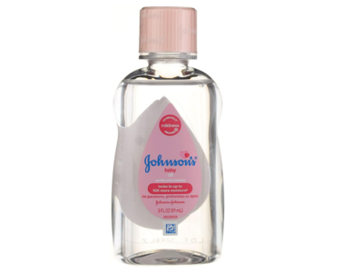 Johnson & Johnson Johnson's Baby Oil, 3 fl oz/89 mL, Pack Of 4