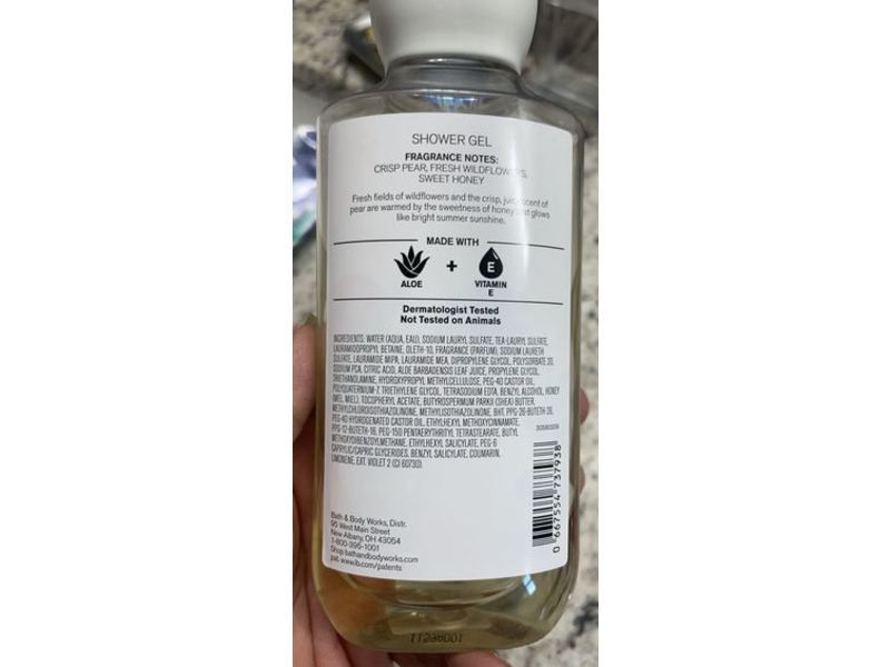 Bath & Body Works Shower Gel, Honey Wildflower, 10 fl oz/295 mL