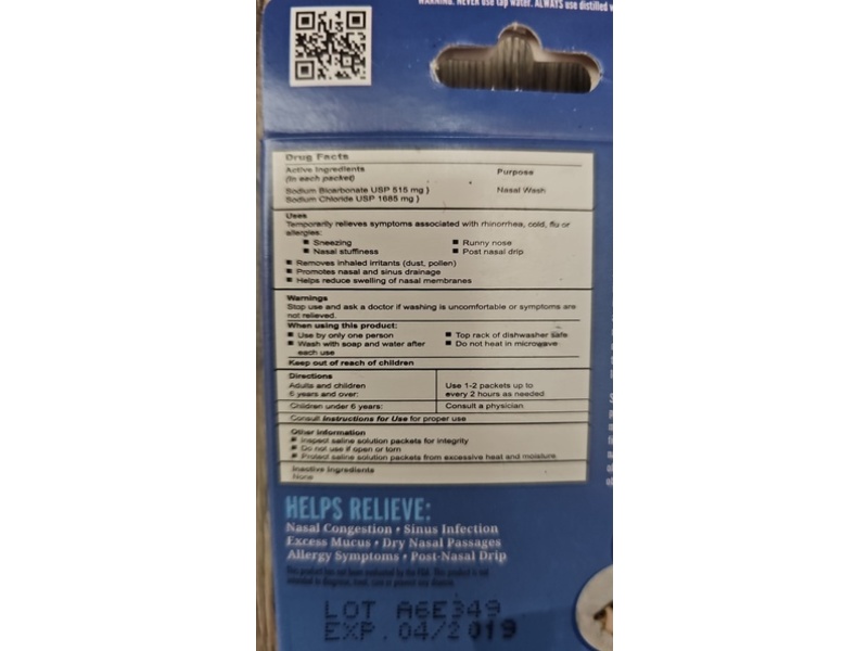 Yeti Pot Nasal Cleansing Schnoz Wash Packets, 10 Count