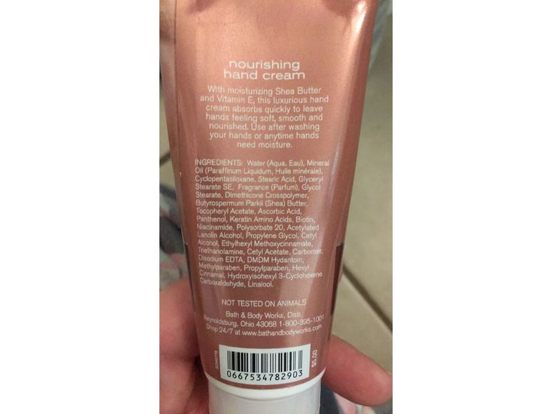 Bath & Body Works Nourishing Hand Cream, Warm Vanilla Sugar, 2 fl oz/59 mL