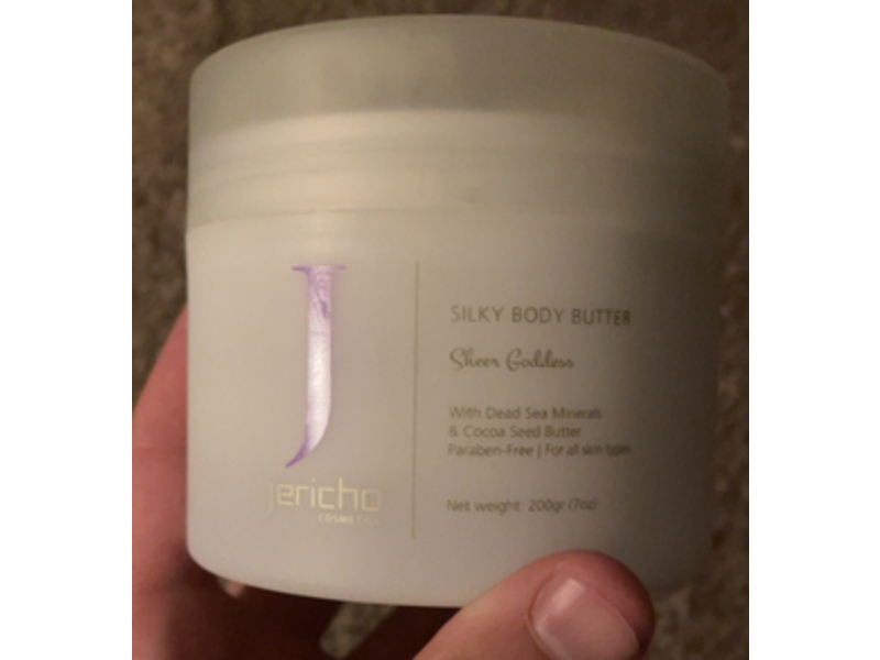 Jericho Silky Body Butter Sheer Goddess, Dead Sea Minerals & Coco Seed, 7 oz/200 g