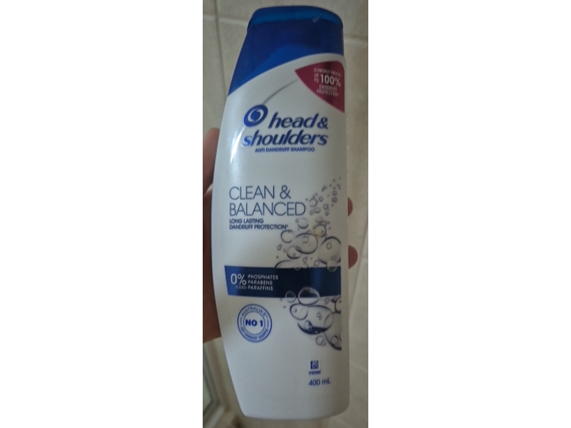 Head & Shoulders Clean & Balanced Shampoo, 400 mL
