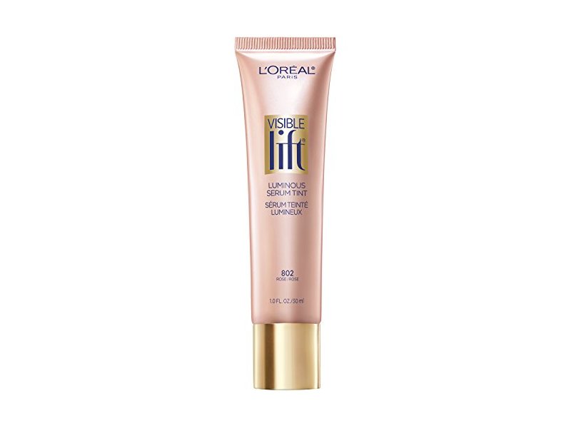 L'Oreal Paris Cosmetics Visible Lift Luminous Serum Tint, Rose, 1 Fluid Ounce