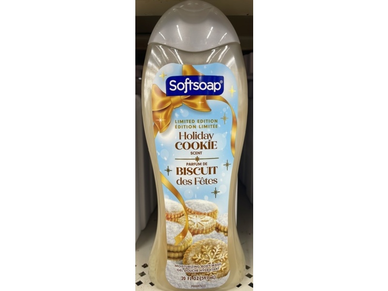 Softsoap Moisturizing Body Wash, Holiay Cookie, 20 fl oz/591 mL