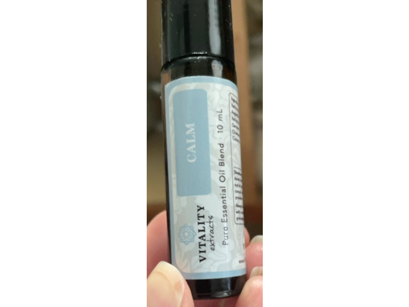 Vitality Extracts Pure Essential Oil Blend Roller, Calm, 10 mL