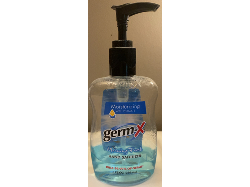 Germ X Hand Sanitizer, Morning Fresh, 8 fl oz/236 mL