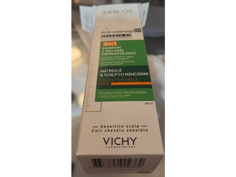 Vichy Laboratories Anti Dandruff 2 In 1 Conditioning Shampoo, 200 mL