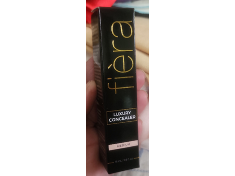 Fiera Luxury Concealer, Medium, 0.5 fl oz/15 mL