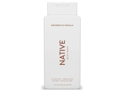 Native Body Wash, Coconut & Vanilla, 18 fl oz/ 532 mL