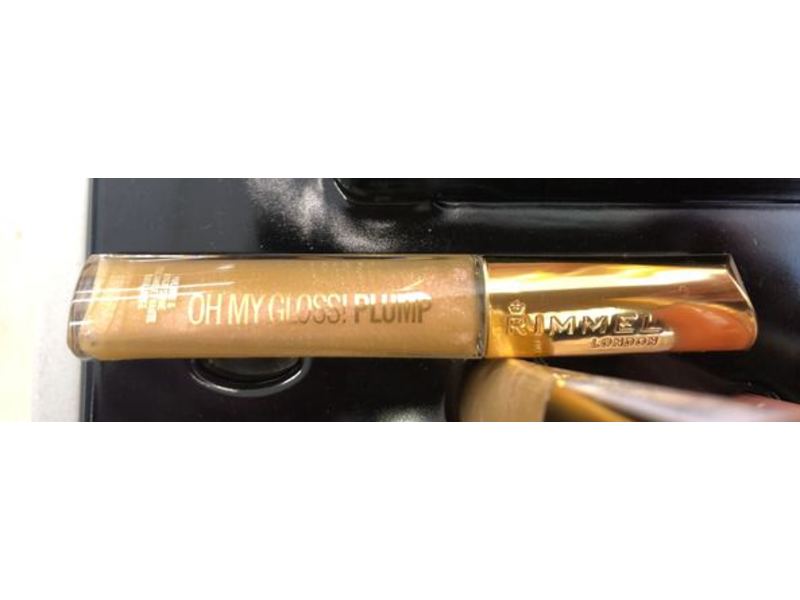 Rimmel London Oh My Gloss! Plump Lip Gloss, 801 Angel Shimmer, 0.21 fl oz/6.5 mL