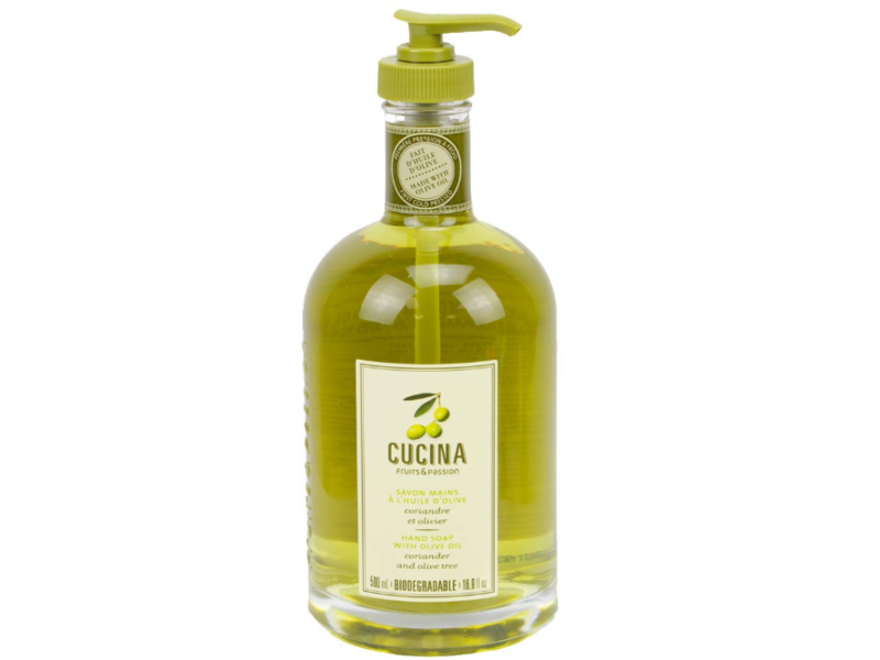 Cucina Fruits & Passion Hand Soap, Coriander & Olive Tree, 16.9 fl oz/500 mL