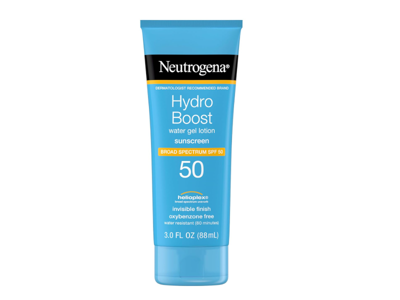 Neutrogena Hydro Boost Water Gel Lotion Sunscreen, SPF 50, 3 oz/88 mL, Pack Of 3