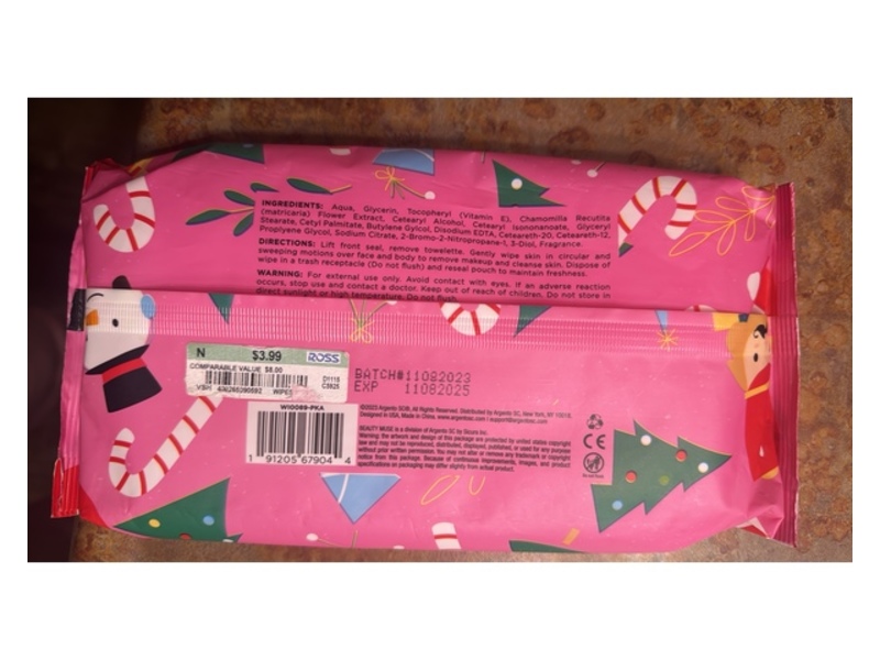 Beauty Muse Calming Aloe Facial Wipes, 60 Count