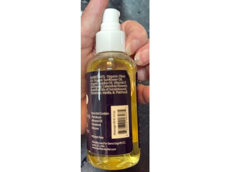 Southern Butter Massage Oil, 4.5 fl oz/127.57 g