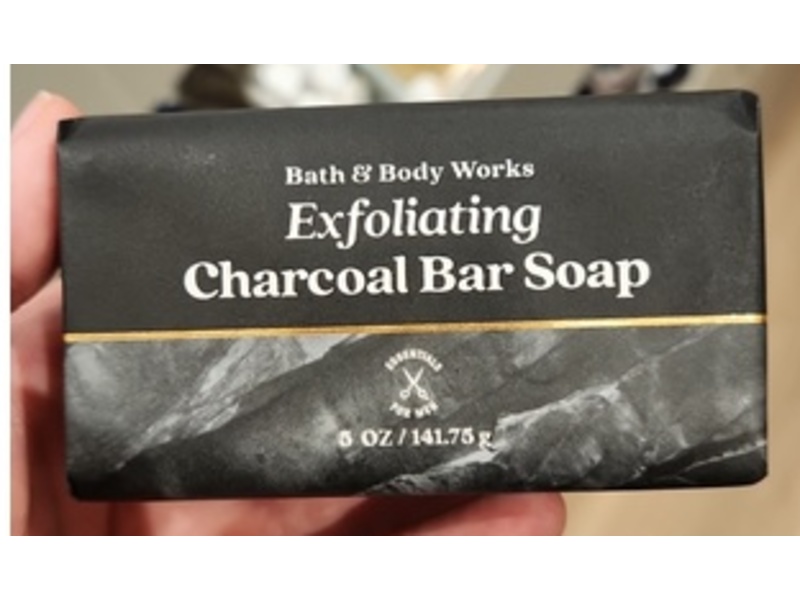 Bath & Body Works Exfoliating Bar Soap, Charcoal, 5 oz/141.75 g