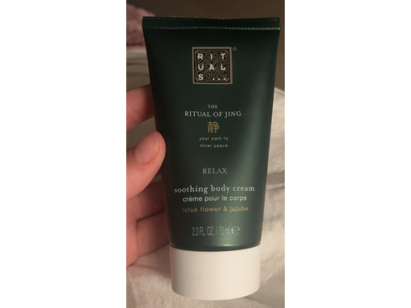Rituals Relax The Ritual Of Jing Soothing Body Cream, Lotus Flower & Jujube, 2.3 fl oz/70 mL