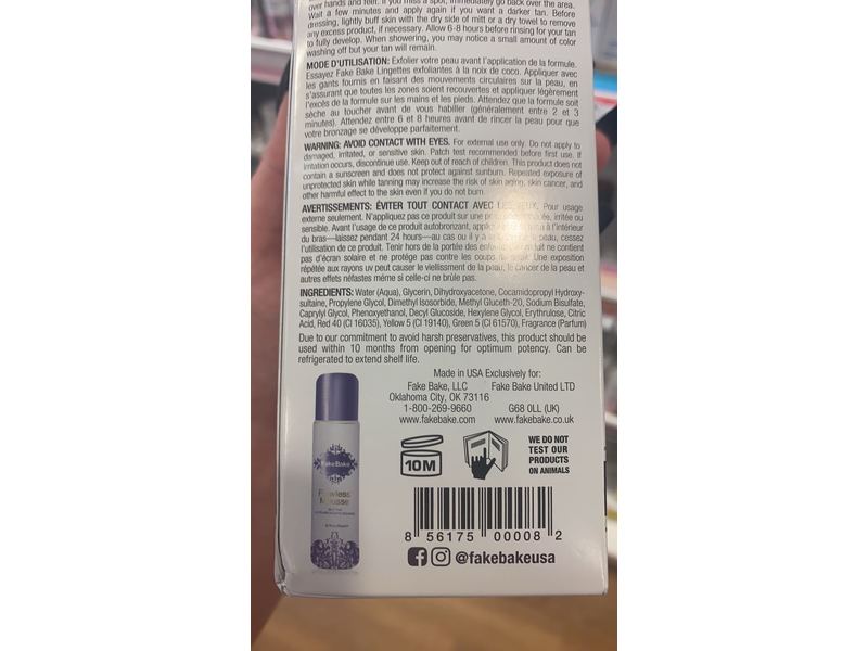 Fake Bake Flawless Mousse Self-Tan, 6.7 fl oz/198 ml