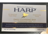 Harp Daily Cleansing Bar, Fragrance Free, 5 oz/142 g - thumbnail 2