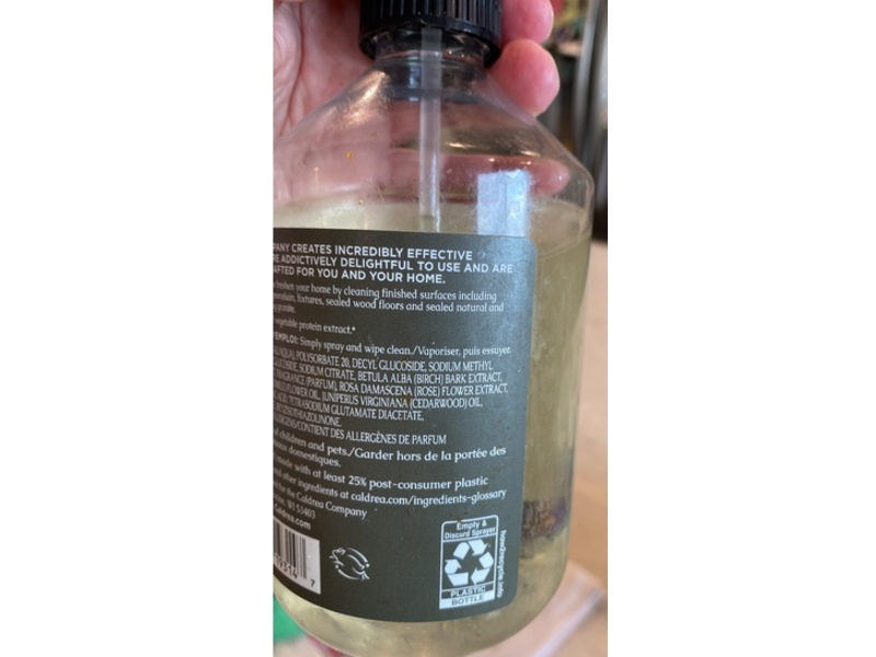 Caldrea Countertop Spray, Rosewater Drift Wood, 16 oz