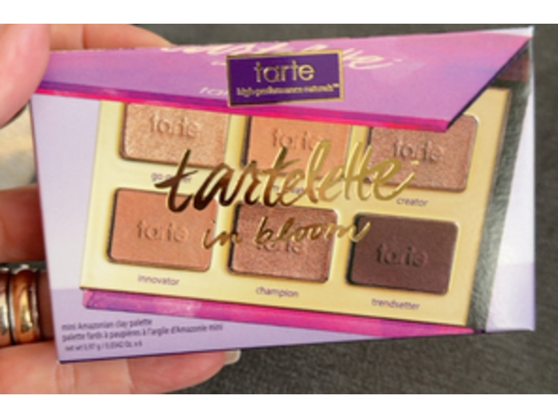 Tarte Mini Amazonian Clay Palette, Tartelette In Bloom, 0.0342 oz/0.97 g